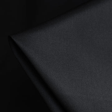 Onyx Diagonal Twill Silk - Double Sided
