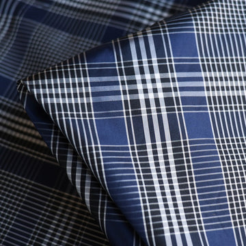 Regina Navy Tartan Check