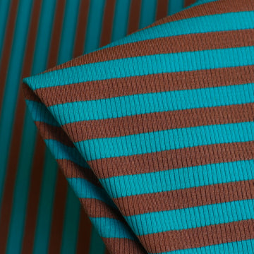 Caron Cinnamon/Jade Stripe