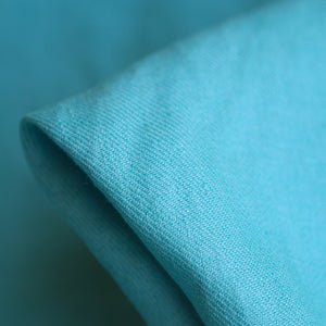 Zoe Aqua Linen Twill