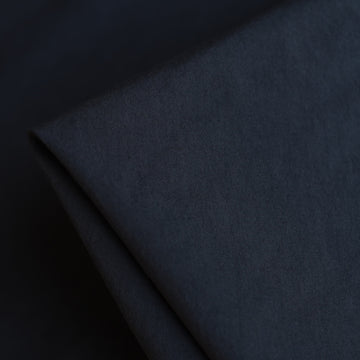 Issey Poplin Navy - Typewriter Cotton - Vintage Wash