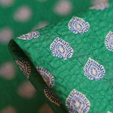 Oki Motif Emerald Seersucker
