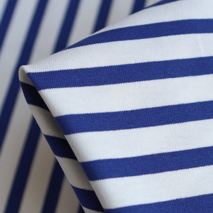 Shikku Stripe Off White/Bluette