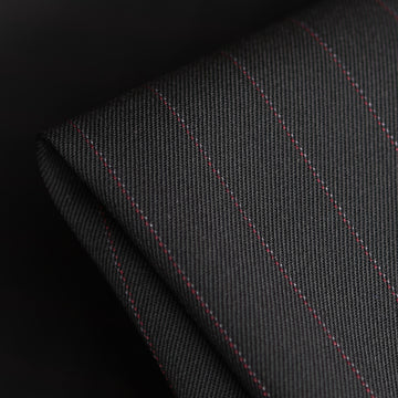 Udine Black Pinstripe
