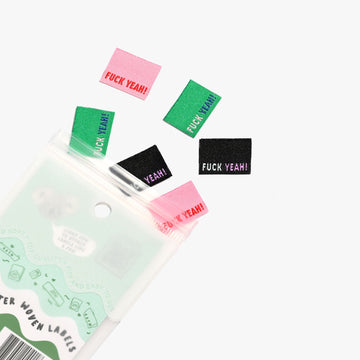 F*ck Yeah! | 6 Sew-in Side Seam Labels