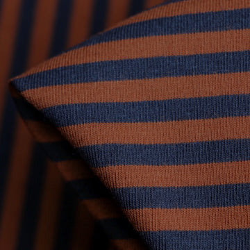 Little Navy Brown Jersey