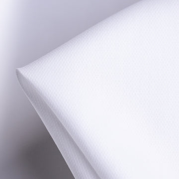Diamond Jacquard White Cotton Shirting
