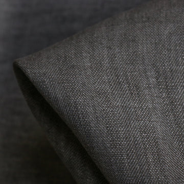 Adriana Olive Herringbone Linen