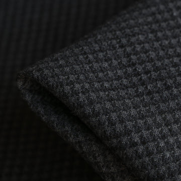 Vellutto Nero Check - Wool/Cotton