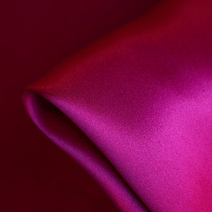 Cerise Silk Satin - 19mm