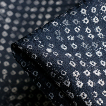 Shibori Navy Jacquard