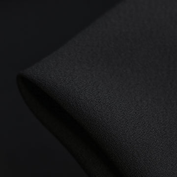 Cady Nero Satin-Backed Crepe