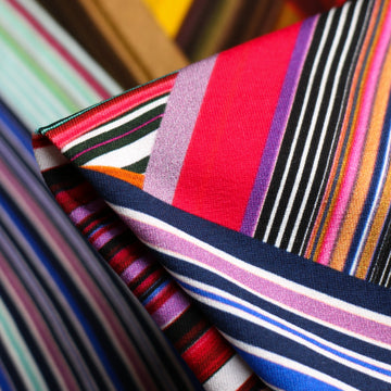 Nastro Stripes - Fire - Viscose Jersey