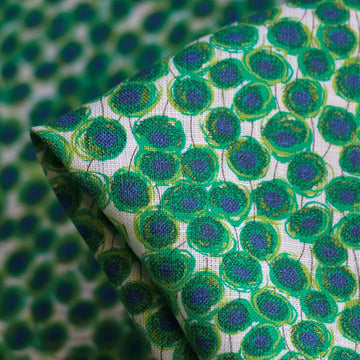 Xanthe Sunbeam Green - Liberty Sycamore Linen