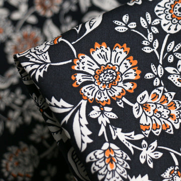 Frangipane Nero Poplin