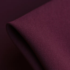 Monika Plum Stretch Crepe Cady