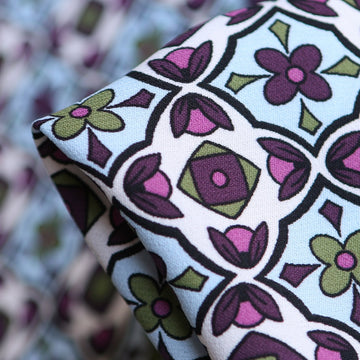 Jardin Mosaic Viscose Crepe