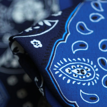 Blu Giardino Viscose - Panel Print