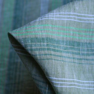 Gio Verde Stripe Linen