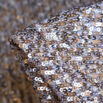 Luna Mercury Sequinned Stretch Mesh