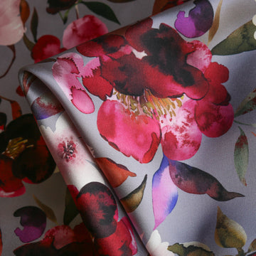 Belle Bloom Silk Satin