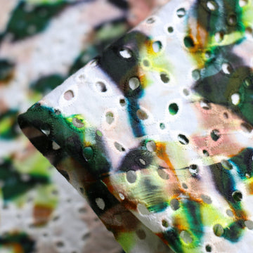 Evergreen Eyelet Lace - Broderie Anglaise