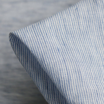 Rhodes Blue Stripe Linen