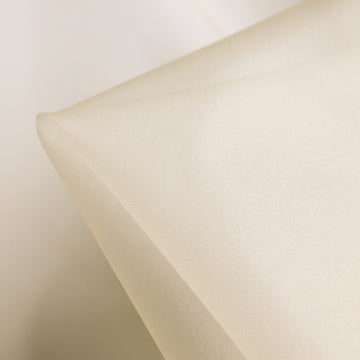 Warm Lemon Silk Organza