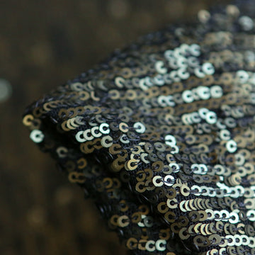 Luna Matte Olive Sequinned Stretch Mesh