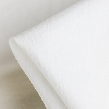 Akira Poplin Milk - Typewriter Cotton - Washer Finish