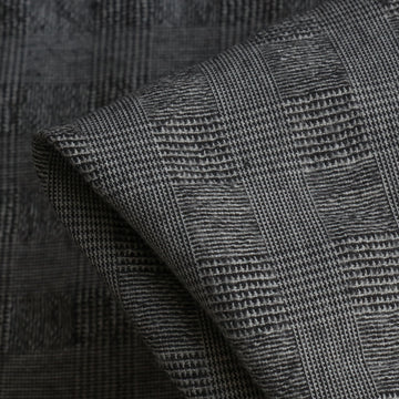 Orie Silver Check Brushed Cotton Flannel