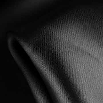 Vale Viscosa Nero Satin Backed