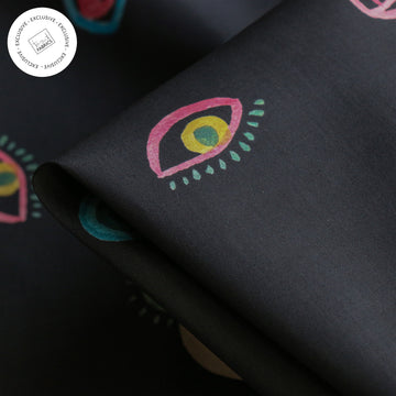 Looking At You Midnight Cotton Poplin