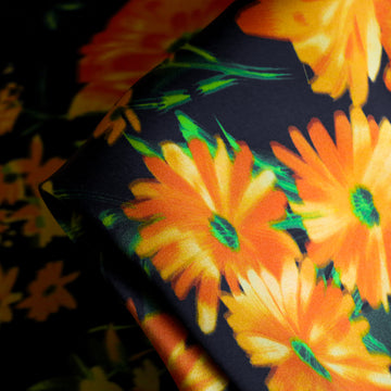 Birkin Floral Silk Satin