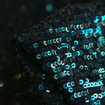 Luna Clover Sequinned Stretch Mesh