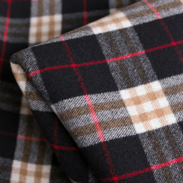 Matteo Check Double Sided Coating