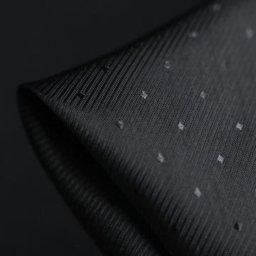 Black Twill Spot Lining