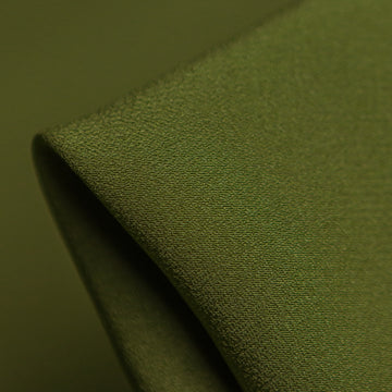 Cady Erba Green Satin-Backed Crepe