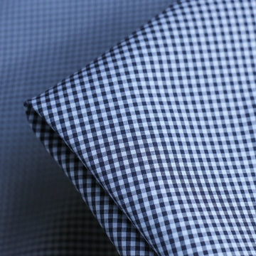 Marina Blu Gingham Shirting
