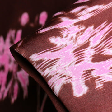 Clemente Pink Viscose Satin