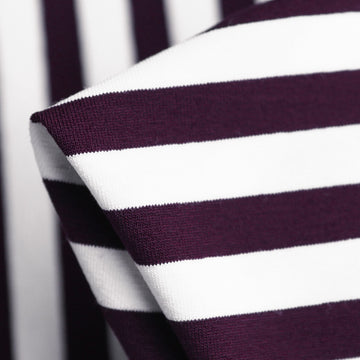 Tank Stripe Plum/White Jersey