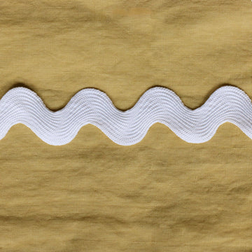Giant Ric Rac Trim - Ivory - 38mm