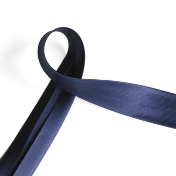 Satin Bias Binding - Navy - sold by the metre