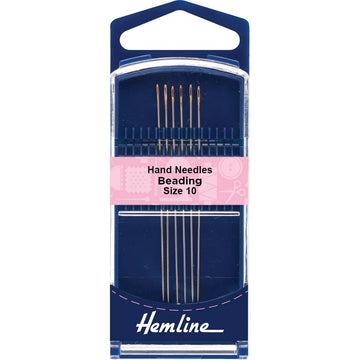 Hemline - Hand Sewing Needles (Beading Size 10)