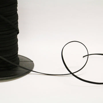 *Braided Elastic (3mm) - Black