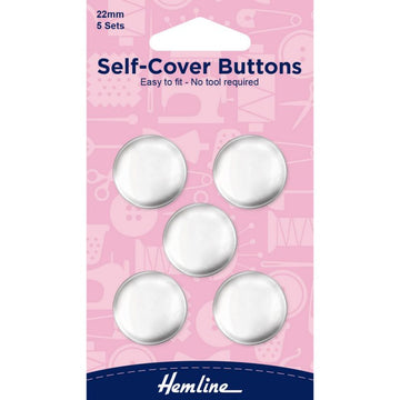 Hemline - Self-Cover Buttons (Metal) - 22mm