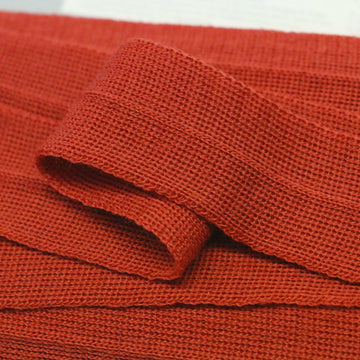30mm Wool Binding - Burnt Orange