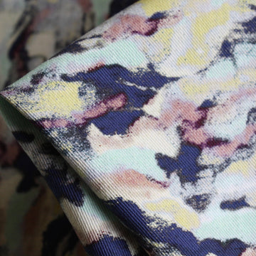 Mint Sandstorm Stretch Denim - Liberty Fabric