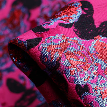 Raspberry Tea Brocade