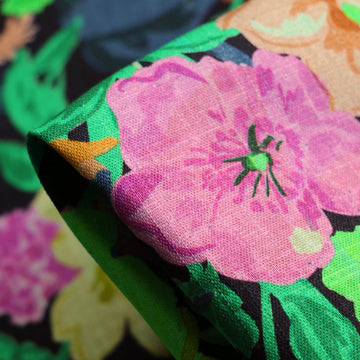 A Bunch Of Flowers Viscose/Linen Blend